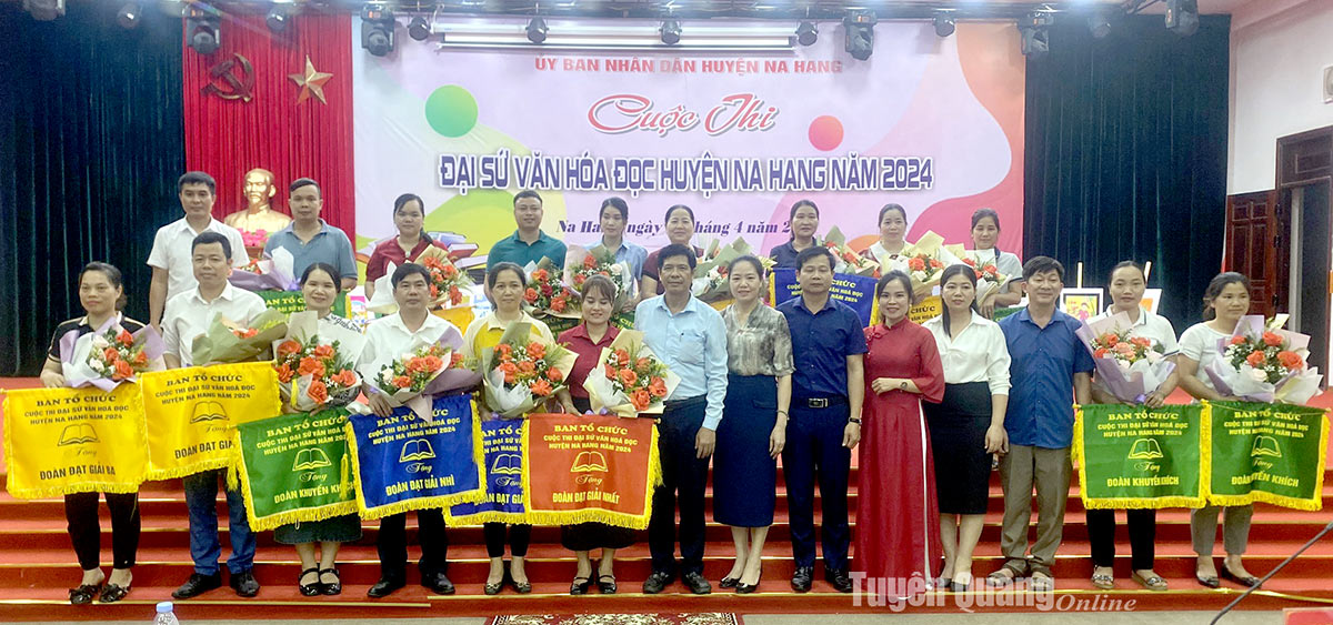 16 đội tham gia cuộc thi Đại sứ văn hóa đọc huyện Na Hang năm 2024
