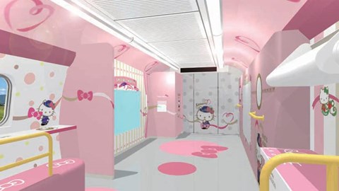 Hello Kitty tàu cao tốc dễ thương sẽ đưa bạn đến một thế giới đầy màu sắc. Với thiết kế đẹp mắt của Hello Kitty, tàu cao tốc này đầy sắc màu và rực rỡ sẽ giúp bạn tạm quên mọi lo toan và căng thẳng trong cuộc sống.