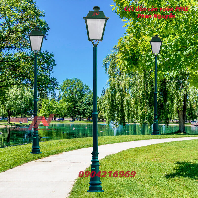 Cột đèn sân vườn Phan Nguyễn đẹp, chất lượng, giá tốt