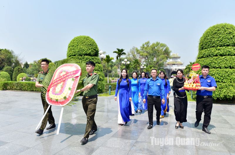 Tuổi trẻ Tuyên Quang tổ chức hành trình từ Tân Trào đến Điện Biên